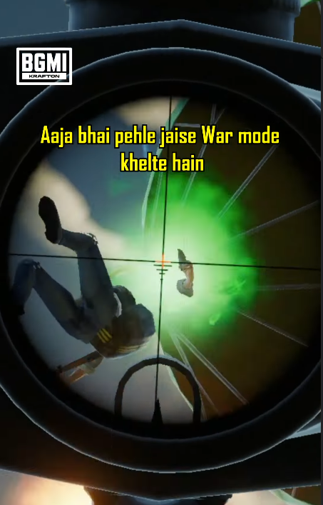 A screenshot of a game by BGMI BATTLEGROUNDS MOBILE INDIA